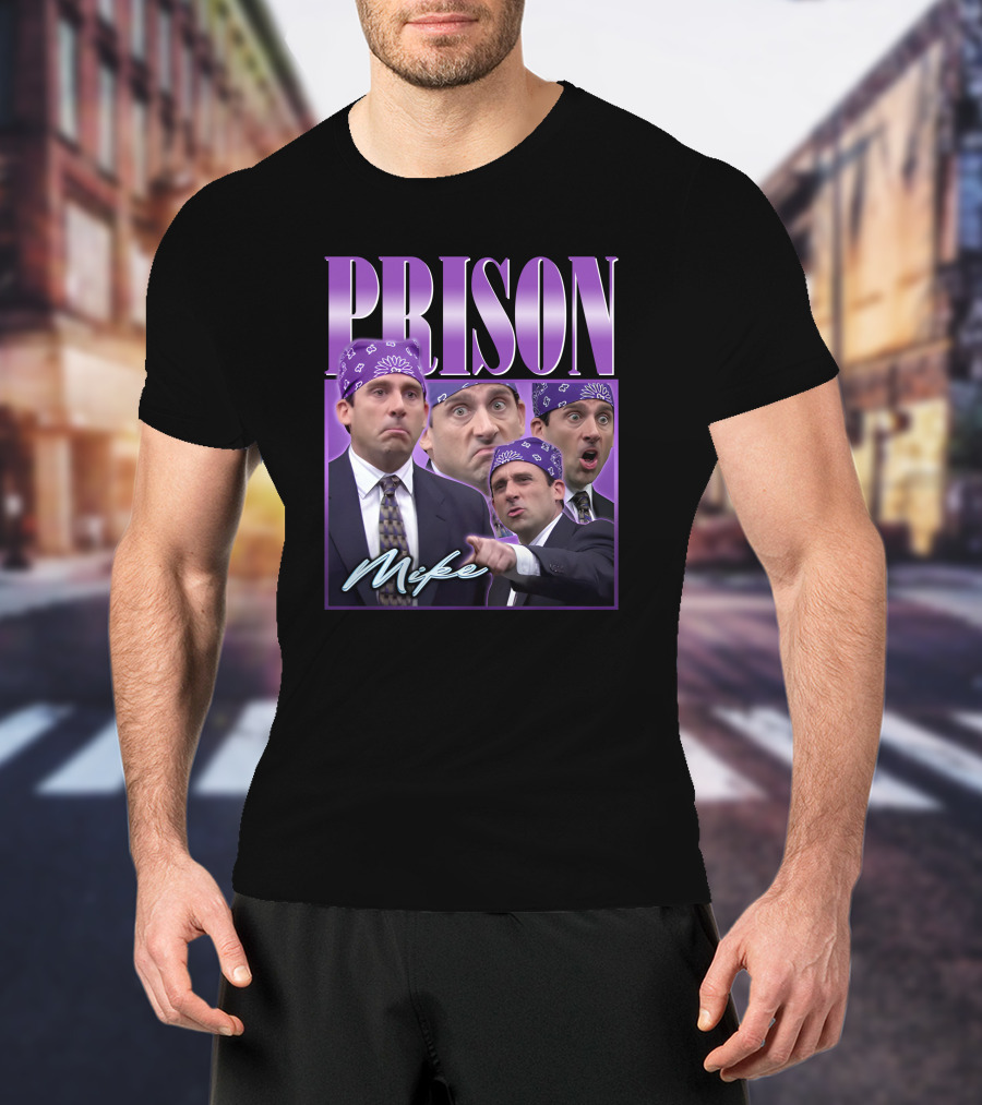 Saraya AEW Prison Mike Purple Bandana Faces T-Shirt