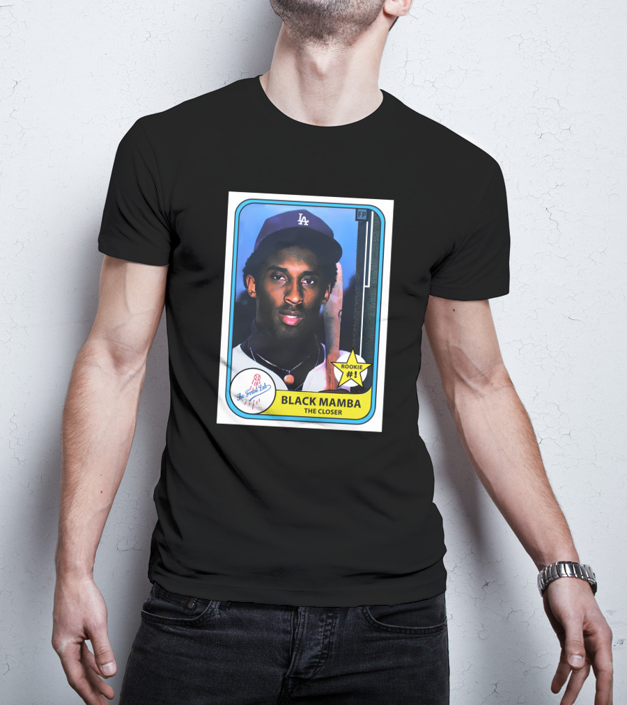 The Forest Lab Black Mamba The Closer Rookie #1 Vintage Sports Card T-Shirt