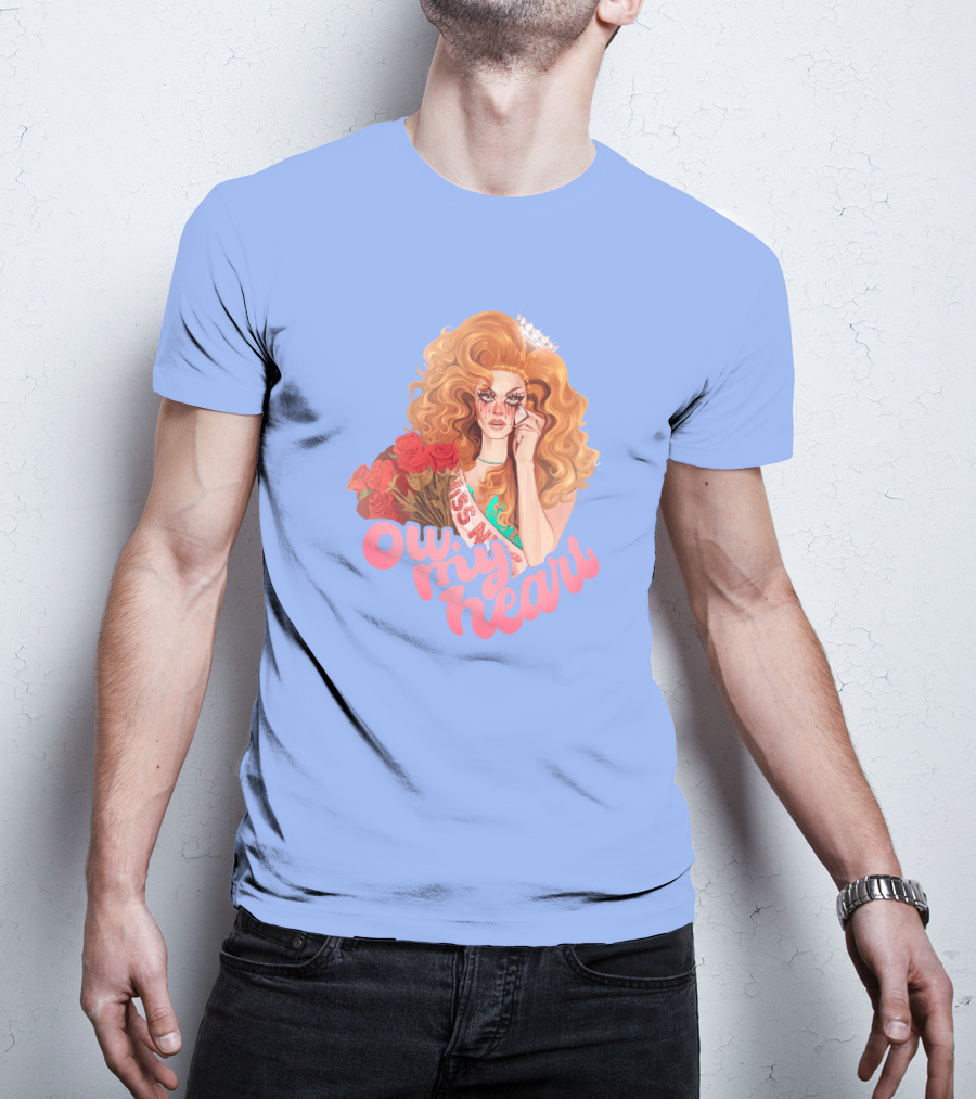 Ow My Heart Mybestjudy Pageant Roses T-Shirt