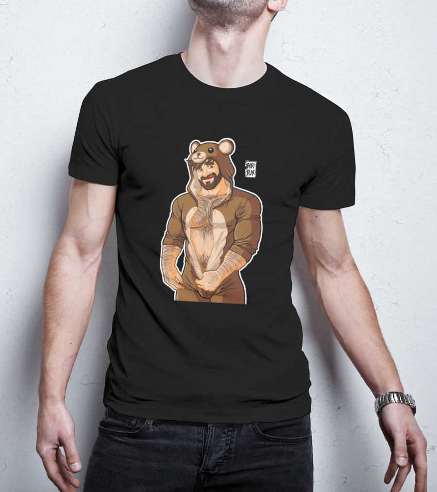 Adam Loves Teddy Bears Hobo Bear Onesie T-Shirt