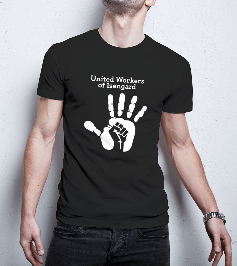 United Workers Of Isengard Handprint Fist T-Shirt