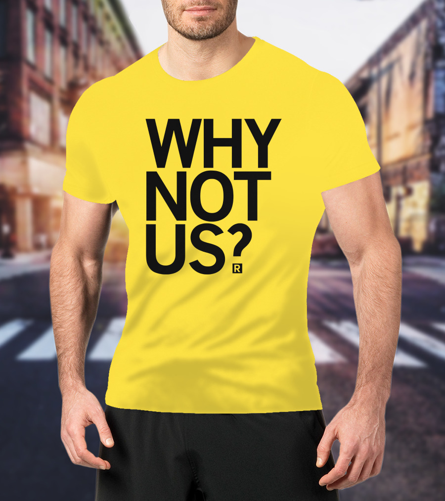 Holly Rowe Raygun Why Not Us? Gold T-Shirt
