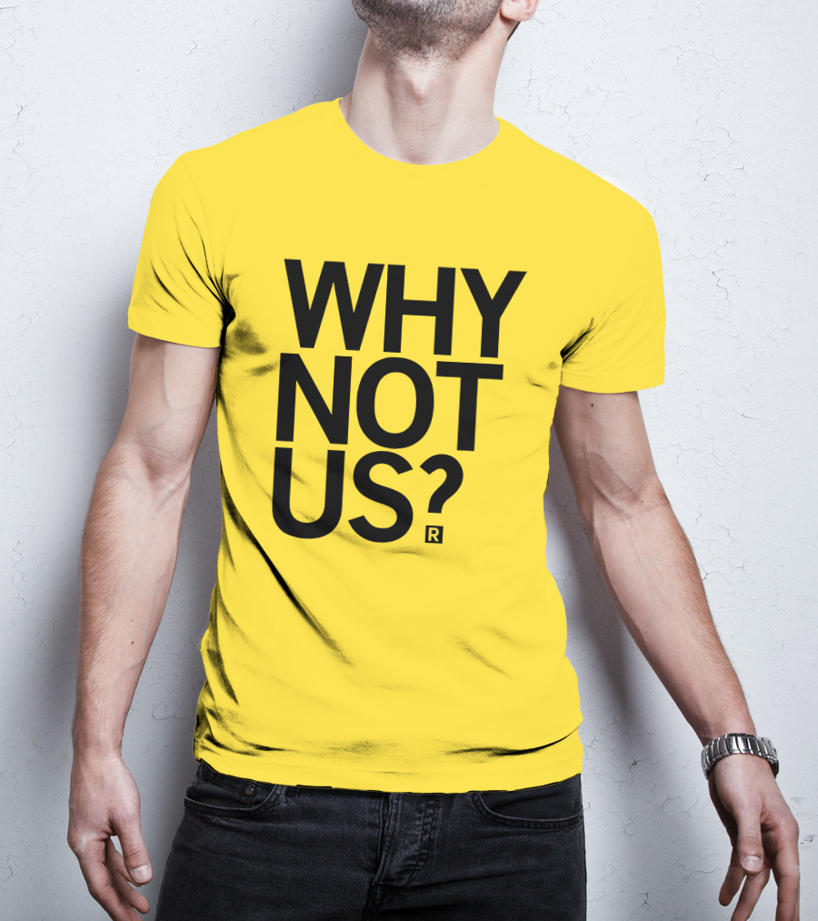 Holly Rowe Raygun Why Not Us? Gold T-Shirt