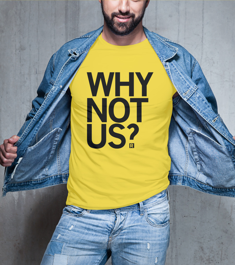 Holly Rowe Raygun Why Not Us? Gold T-Shirt