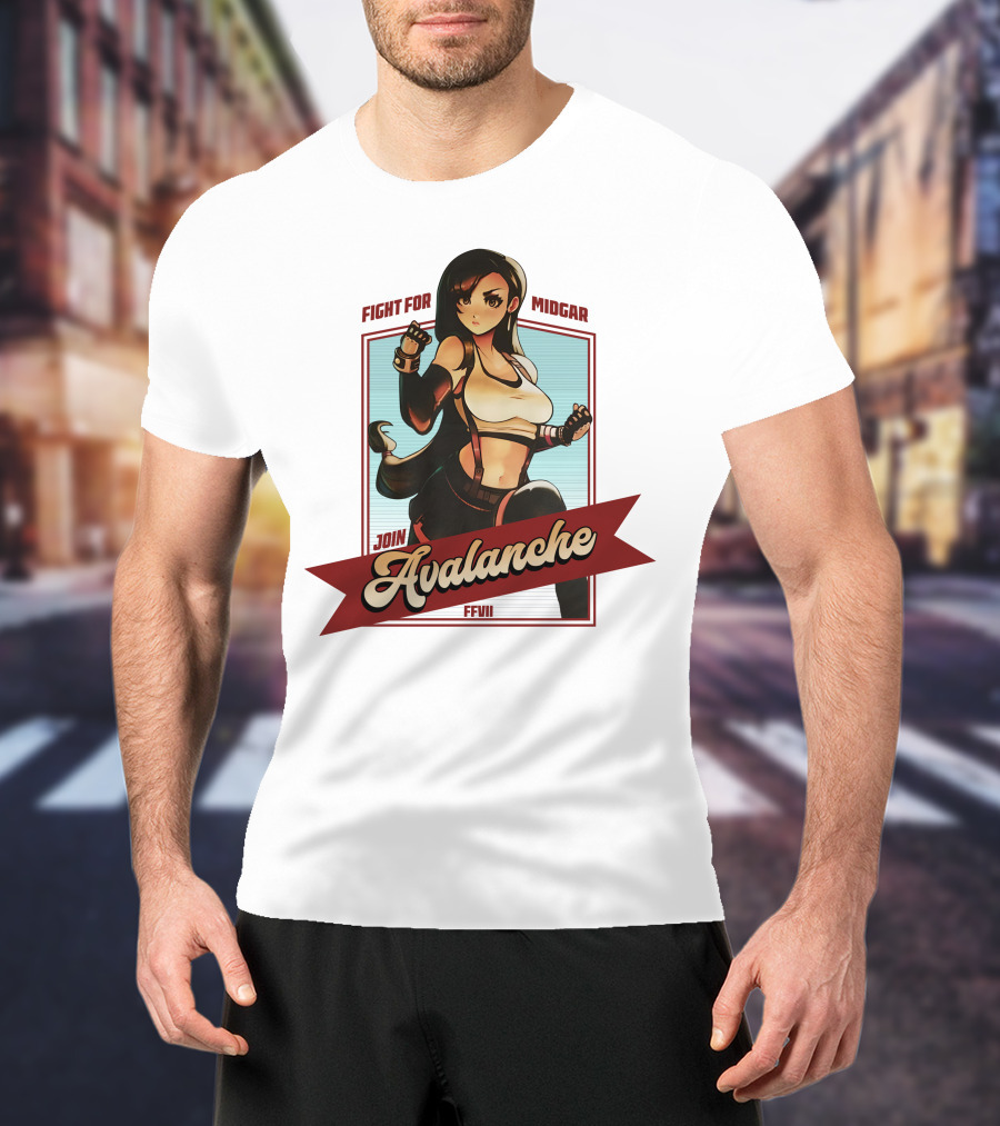 Fight For Midgar Join Avalanche FFVII T-Shirt
