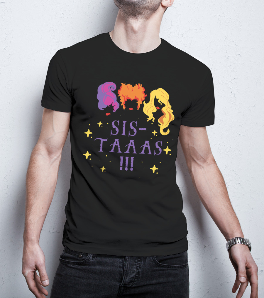 Sis Taaas Magic Hair Trio With Stars T-Shirt