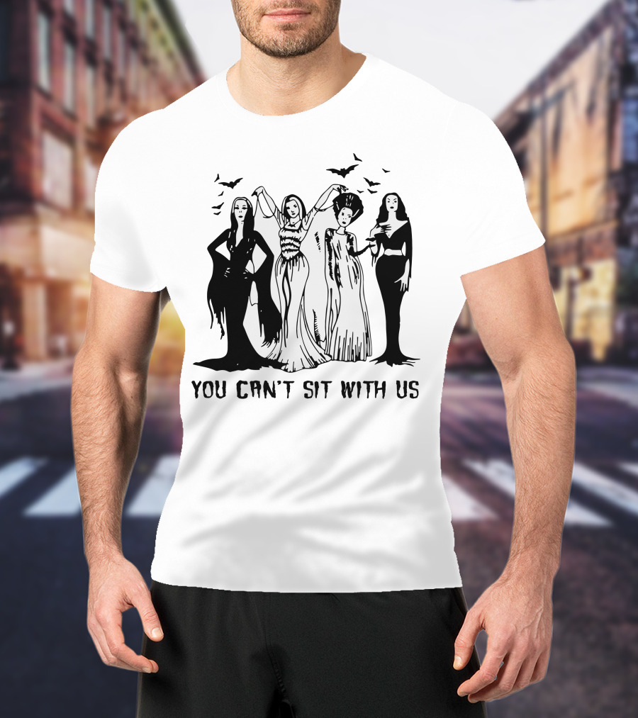 You Can’t Sit With Us Gothic Horror Icons T-Shirt
