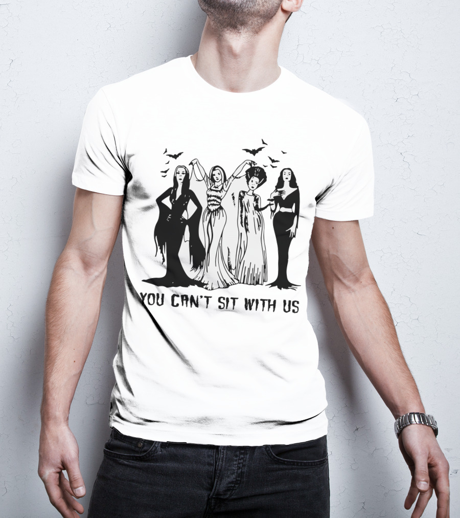 You Can’t Sit With Us Gothic Horror Icons T-Shirt