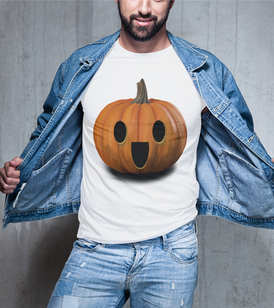 Halloween Pumpkin Scary Evil Cute T-Shirt