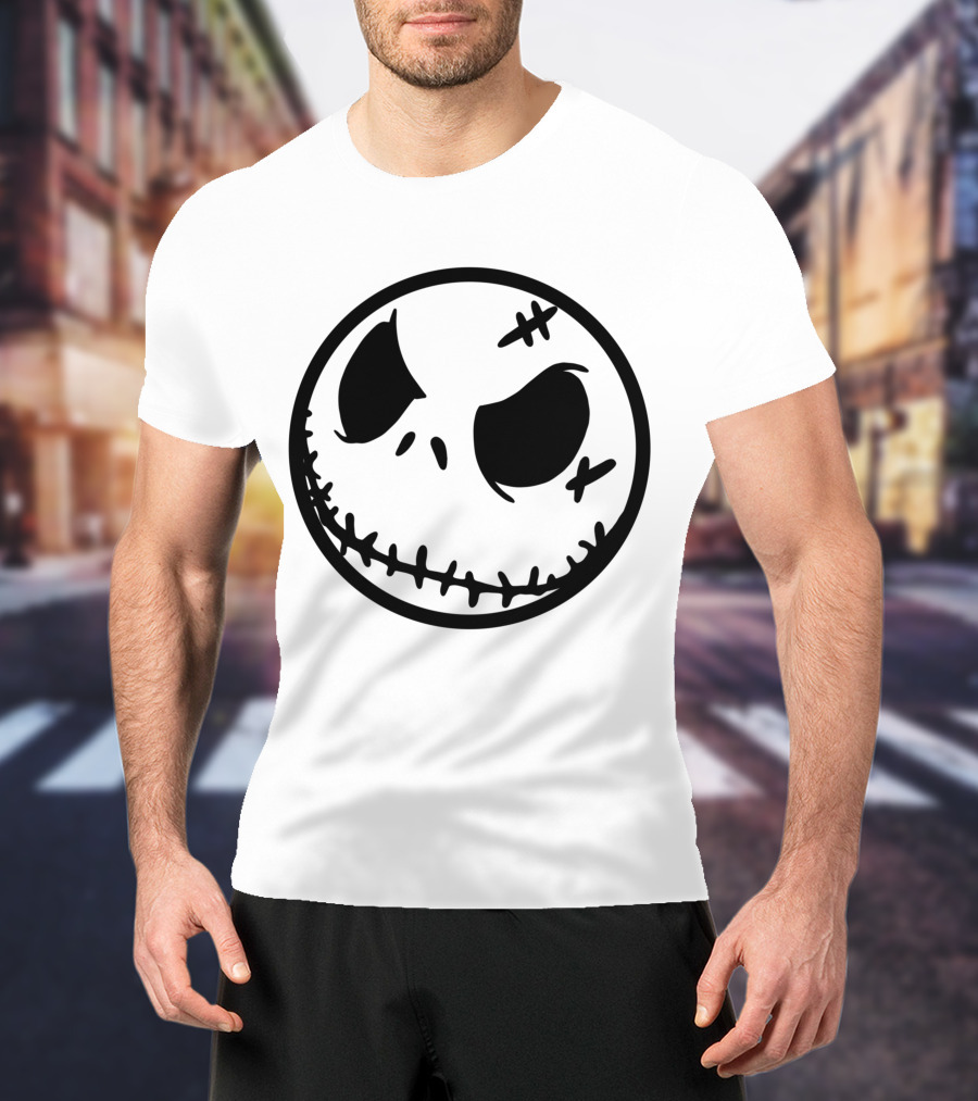 Halloween Scary Evil Pumpkin Head Jack Face T-Shirt