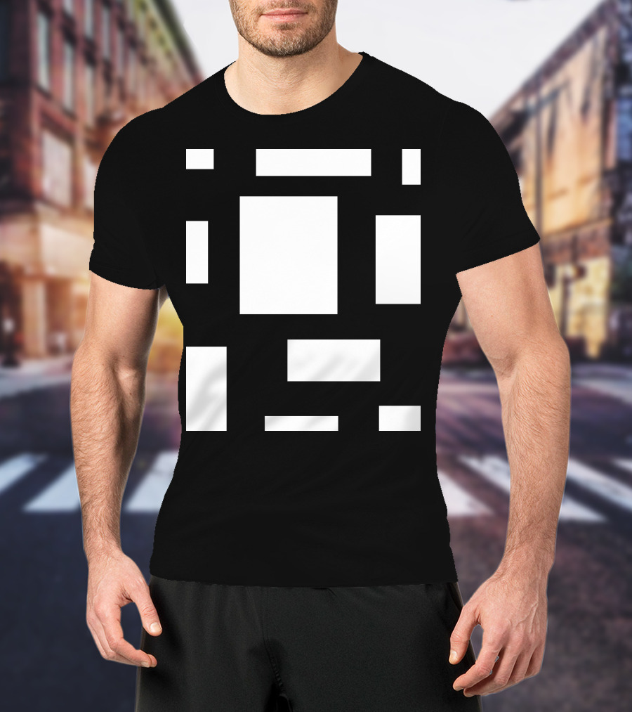 CAMP MAU 2 MAT BL Block Geometric T-Shirt