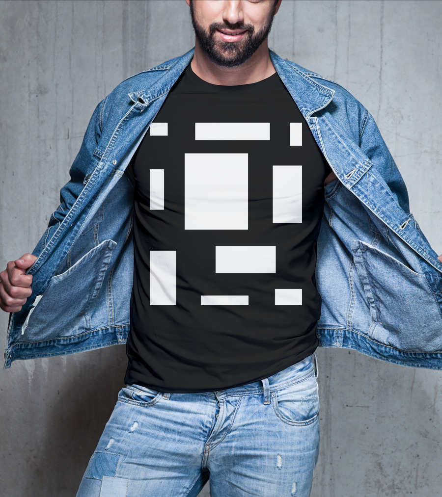 CAMP MAU 2 MAT BL Block Geometric T-Shirt