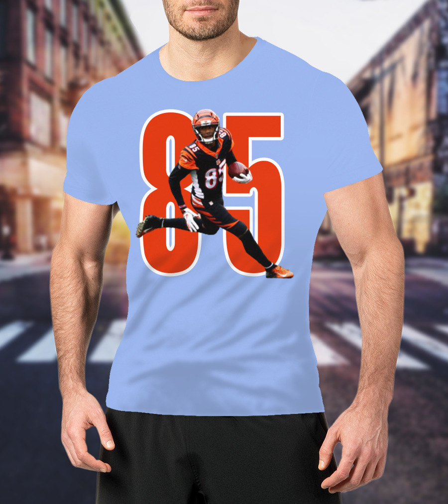 Tee Higgins 85 NFL Football Bengals Player T-Shirt