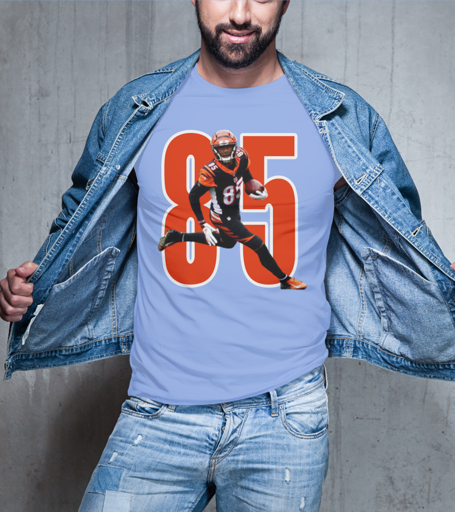 Tee Higgins 85 NFL Football Bengals Player T-Shirt