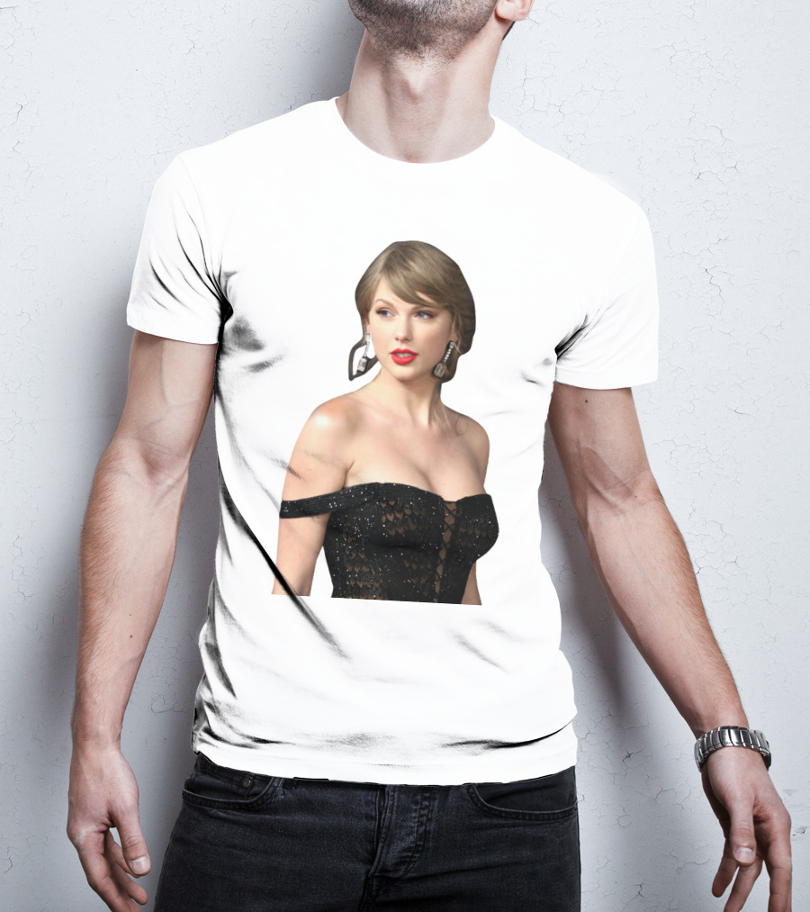 Taylor Swift Black Dress Elegant Look T-Shirt