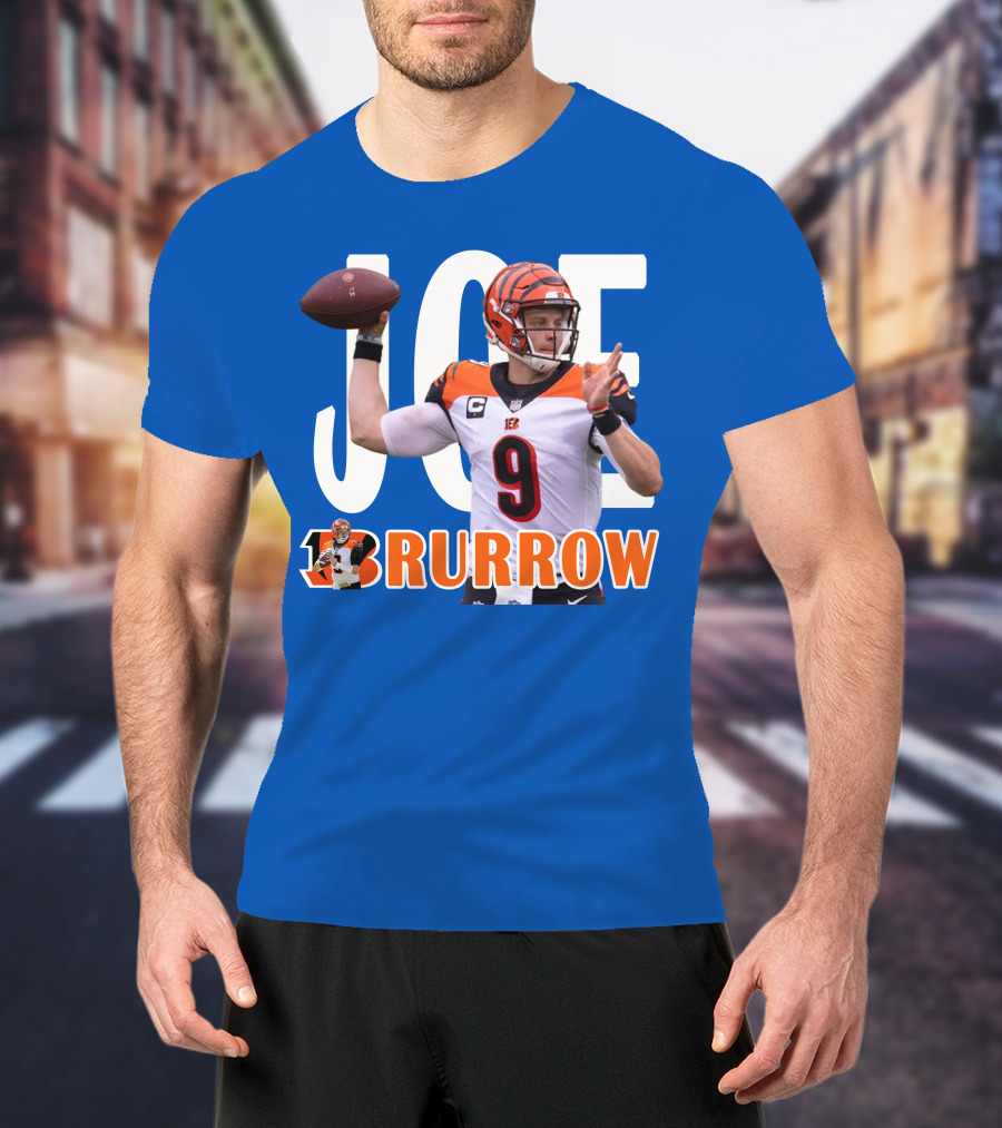 JOE BURROW Bengals Quarterback NFL Football T-Shirt