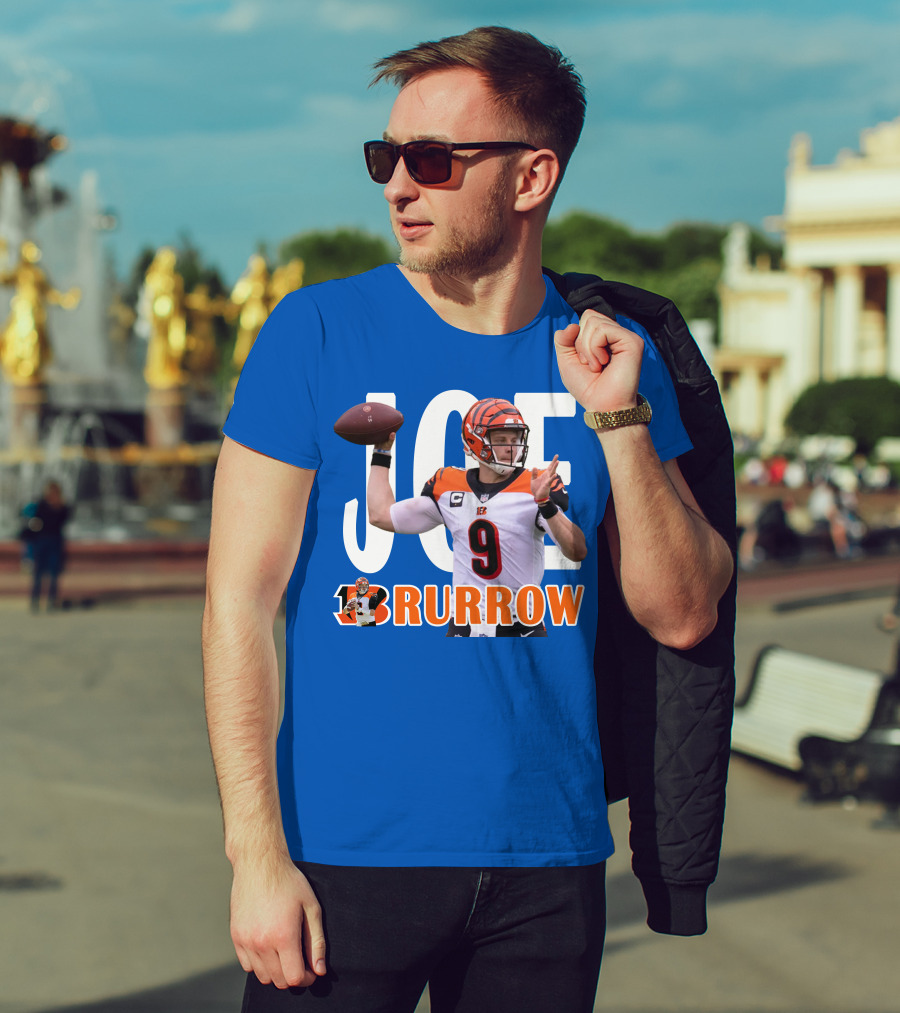 JOE BURROW Bengals Quarterback NFL Football T-Shirt