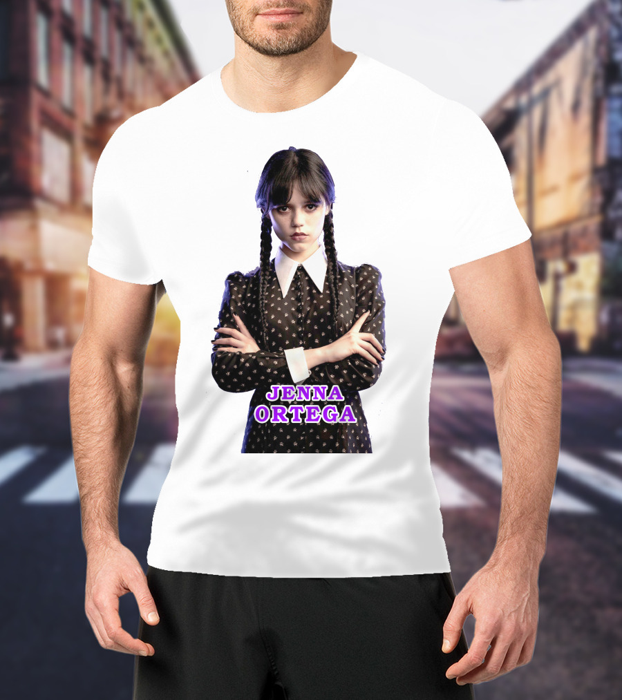 Jenna Ortega Iconic Braided T-Shirt