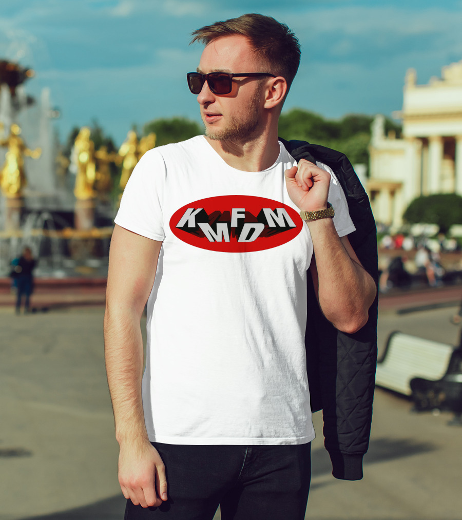 KMFDM Band Logo Oval Shadow T-Shirt