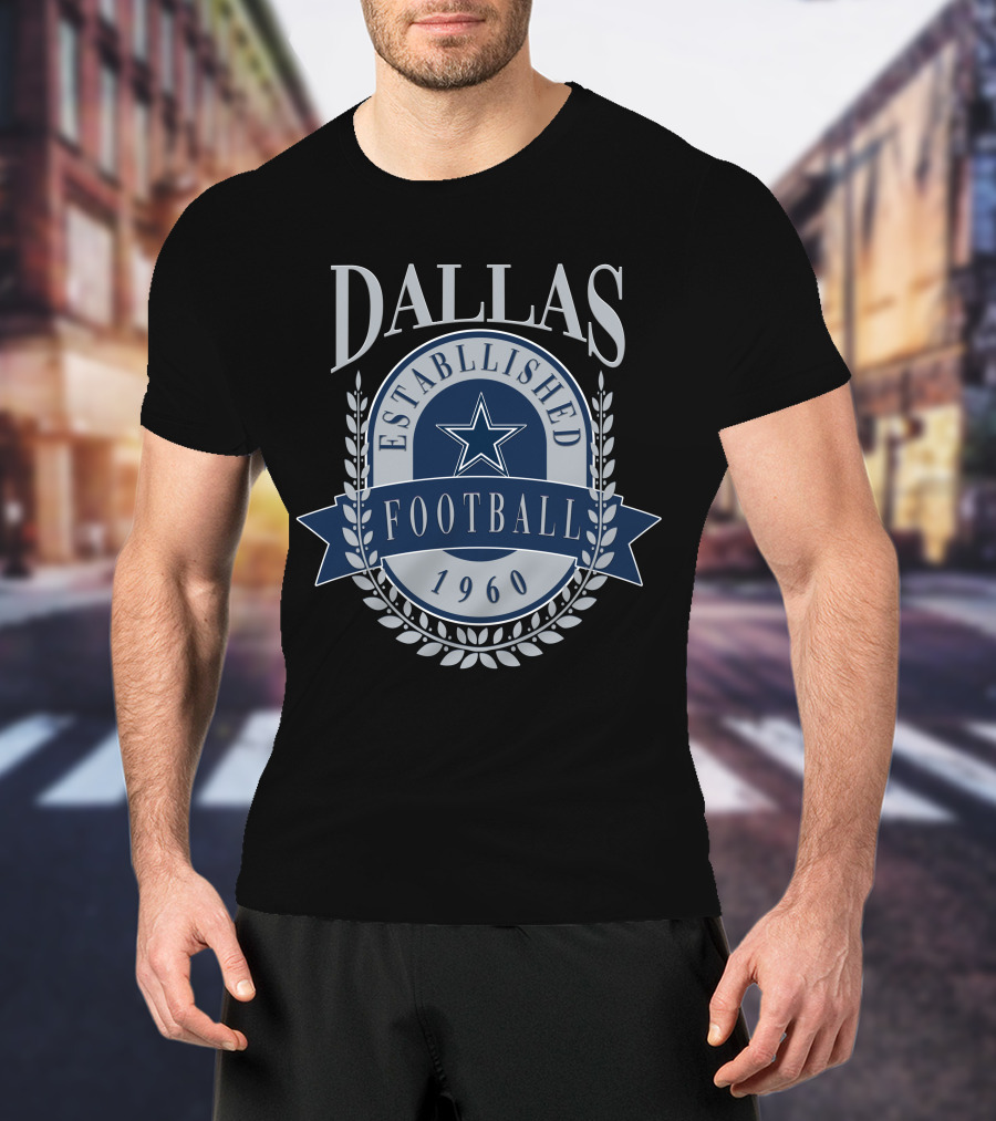 Dallas Cowboys Established 1960 Football Star T-Shirt