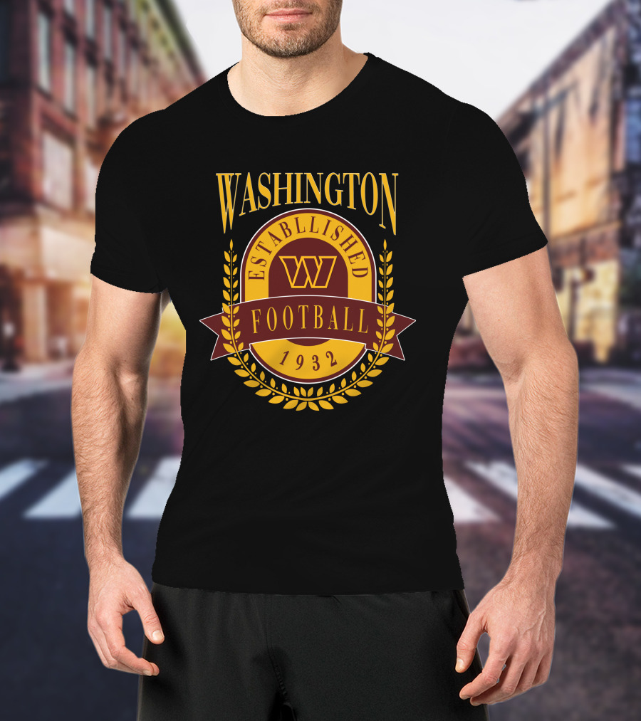 Washington Commanders Established 1932 Football T-Shirt