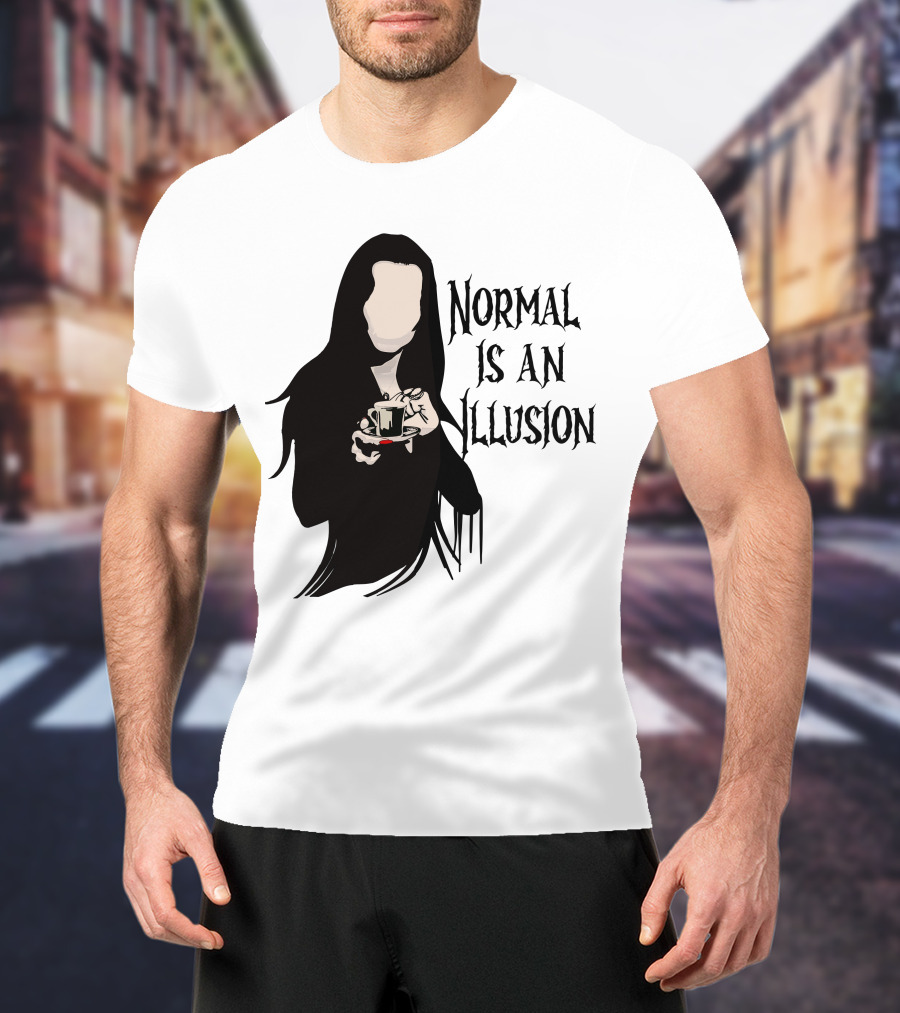 Wednesday Addams Normal Is An Illusion T-Shirt