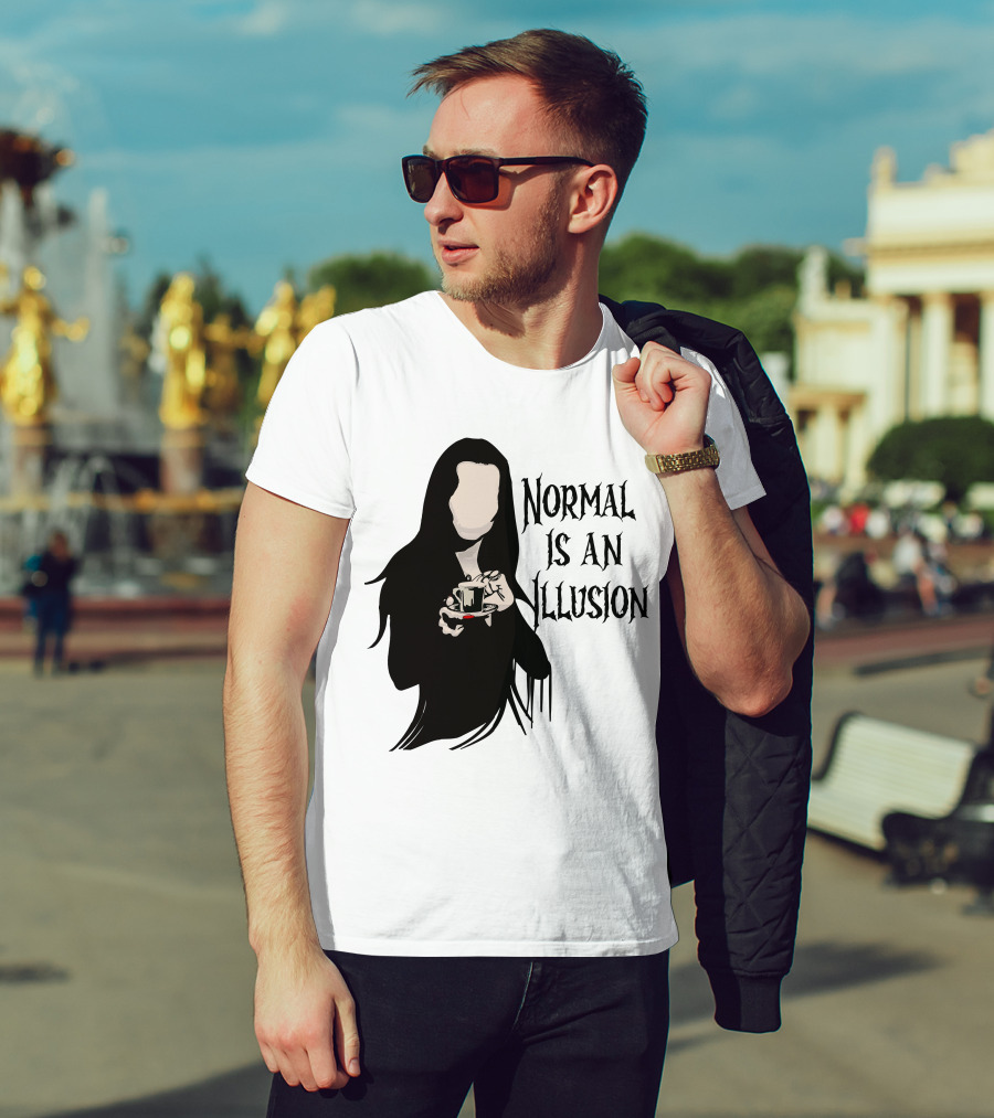 Wednesday Addams Normal Is An Illusion T-Shirt