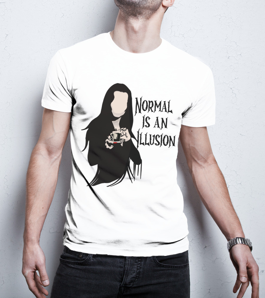 Wednesday Addams Normal Is An Illusion T-Shirt
