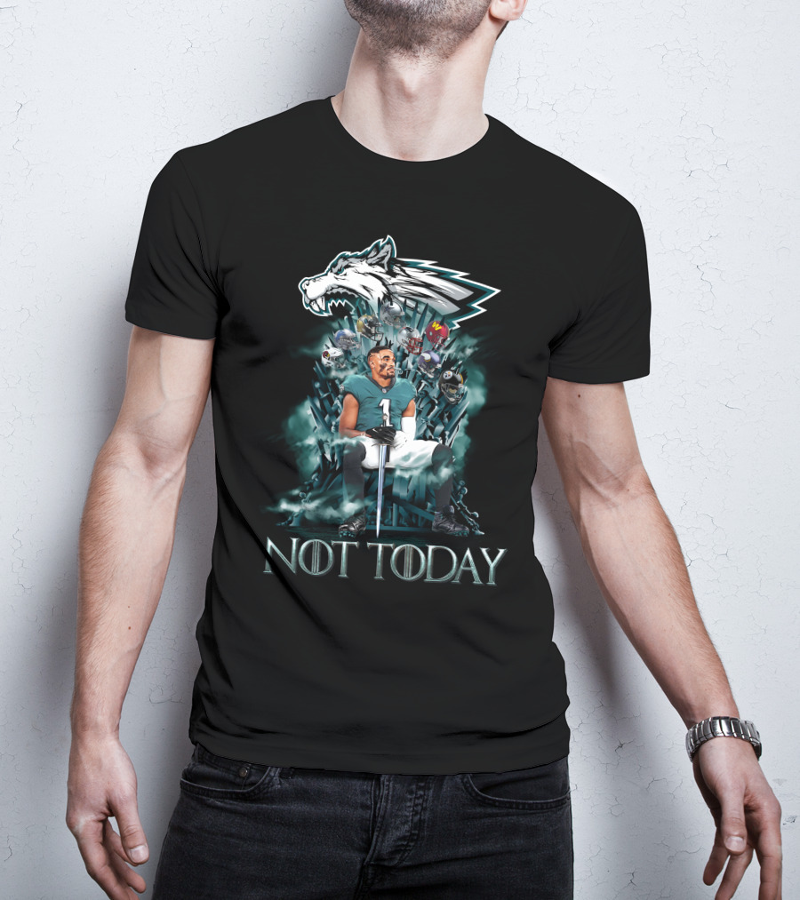 NOT TODAY PHI 33 Game Of Thrones Style Football Thrones T-Shirt