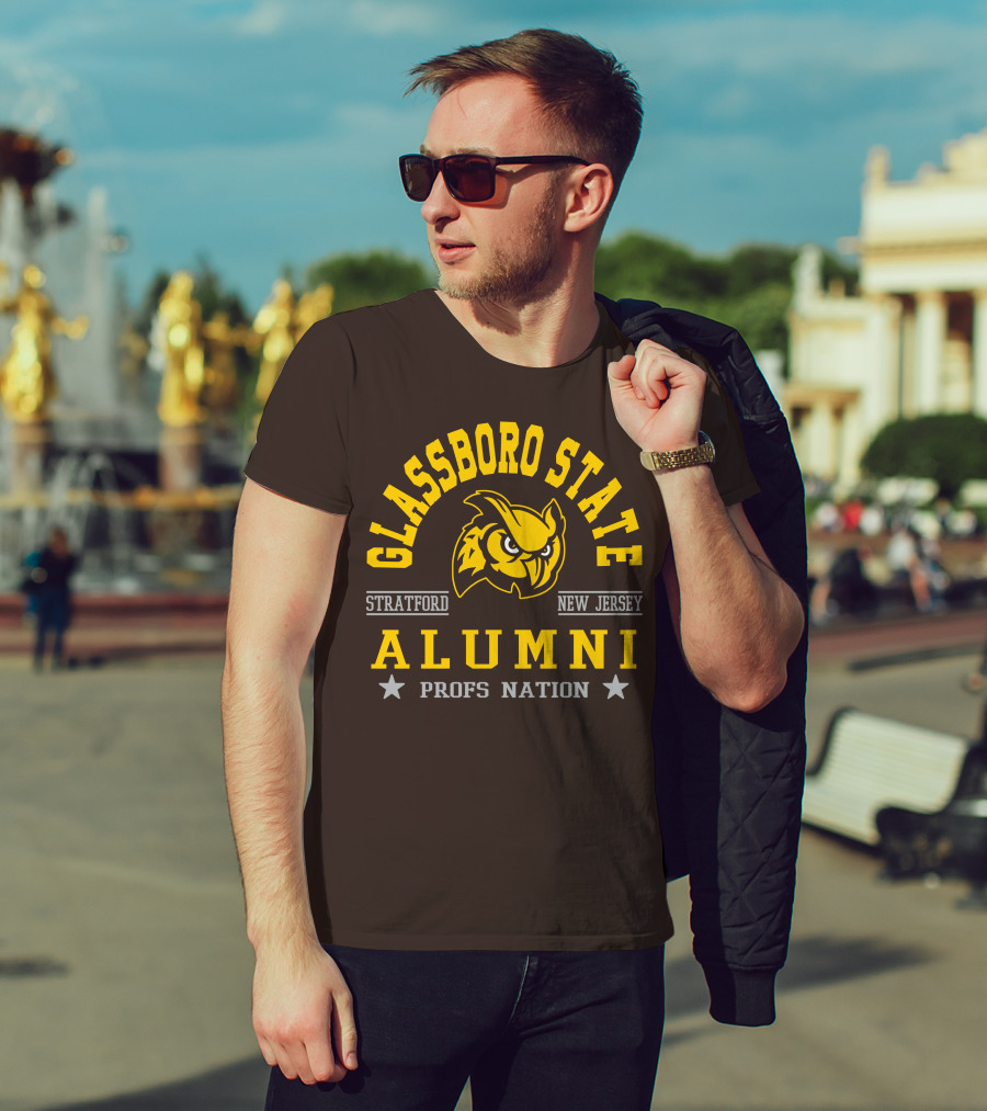 Glassboro State New Jersey Alumni Profs Nation Stratford Owl T-Shirt