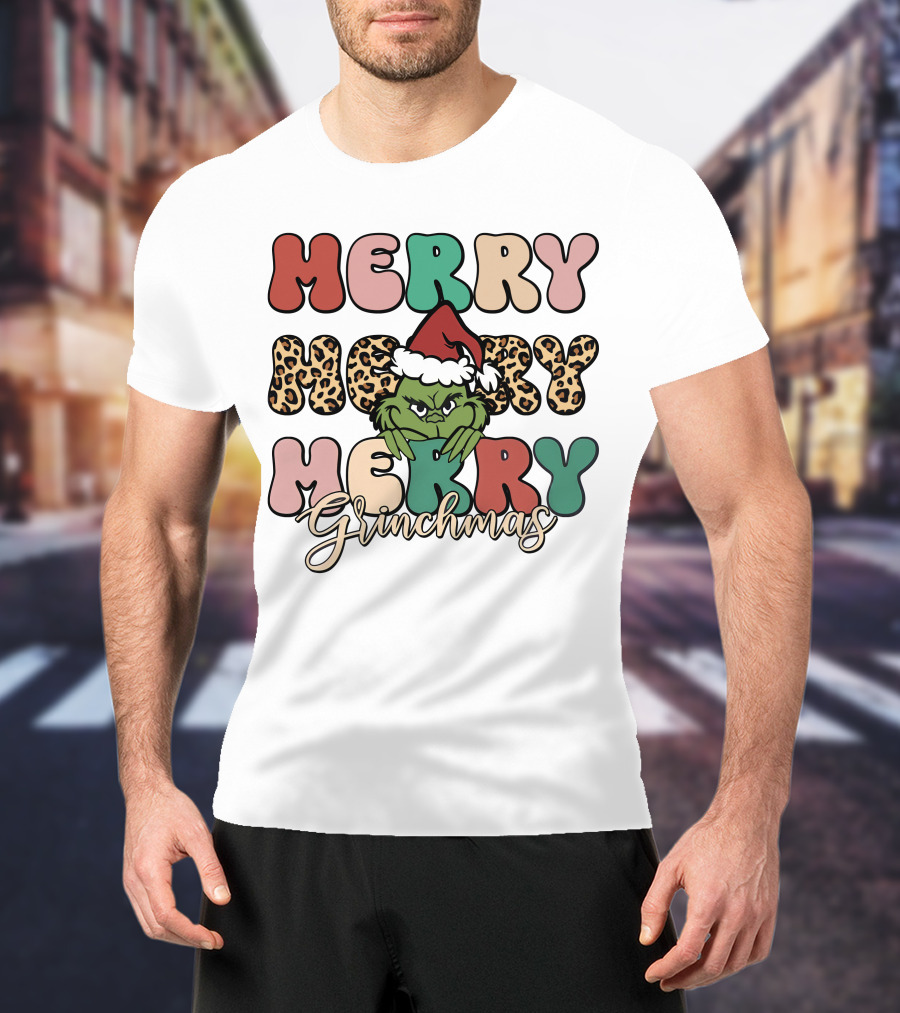 Merry Merry Merry Grinchmas T-Shirt