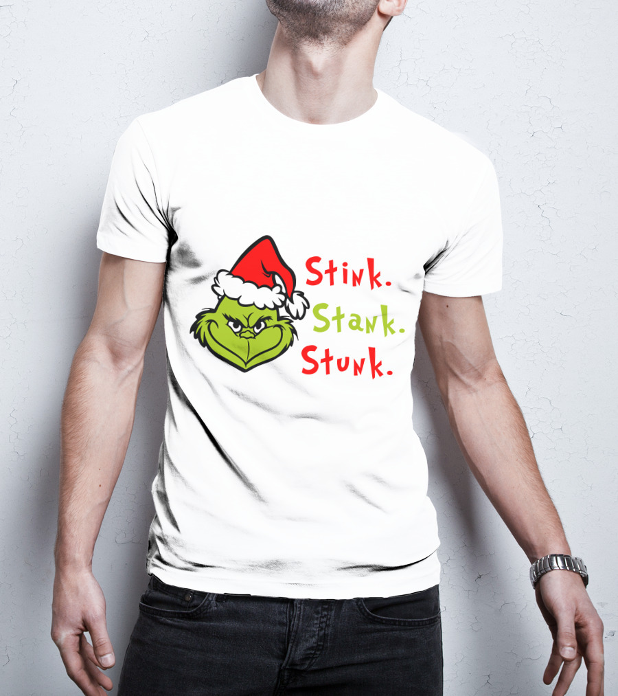 Stink Stank Stunk Xmas Party Grinch Christmas Movie T-Shirt