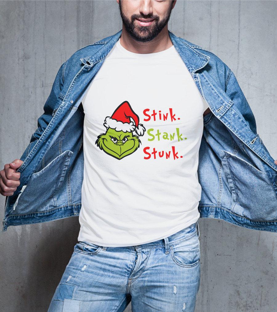 Stink Stank Stunk Xmas Party Grinch Christmas Movie T-Shirt