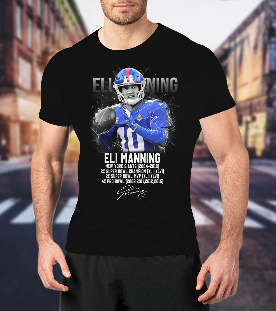 Eli Manning New York Giants Football Legend T-Shirt