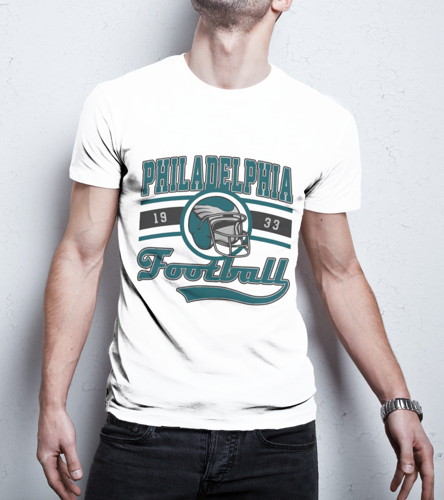 Philadelphia Football 1933 Helmet T-Shirt