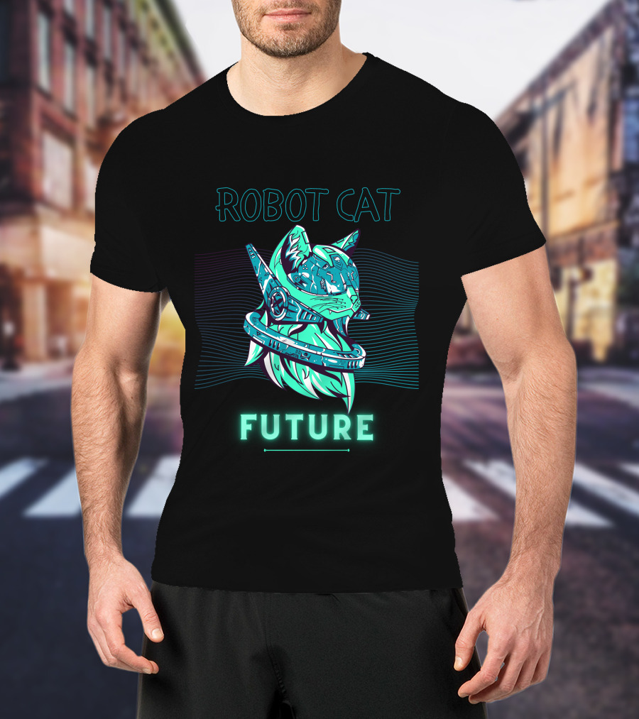 ROBOT CAT FUTURE T-Shirt