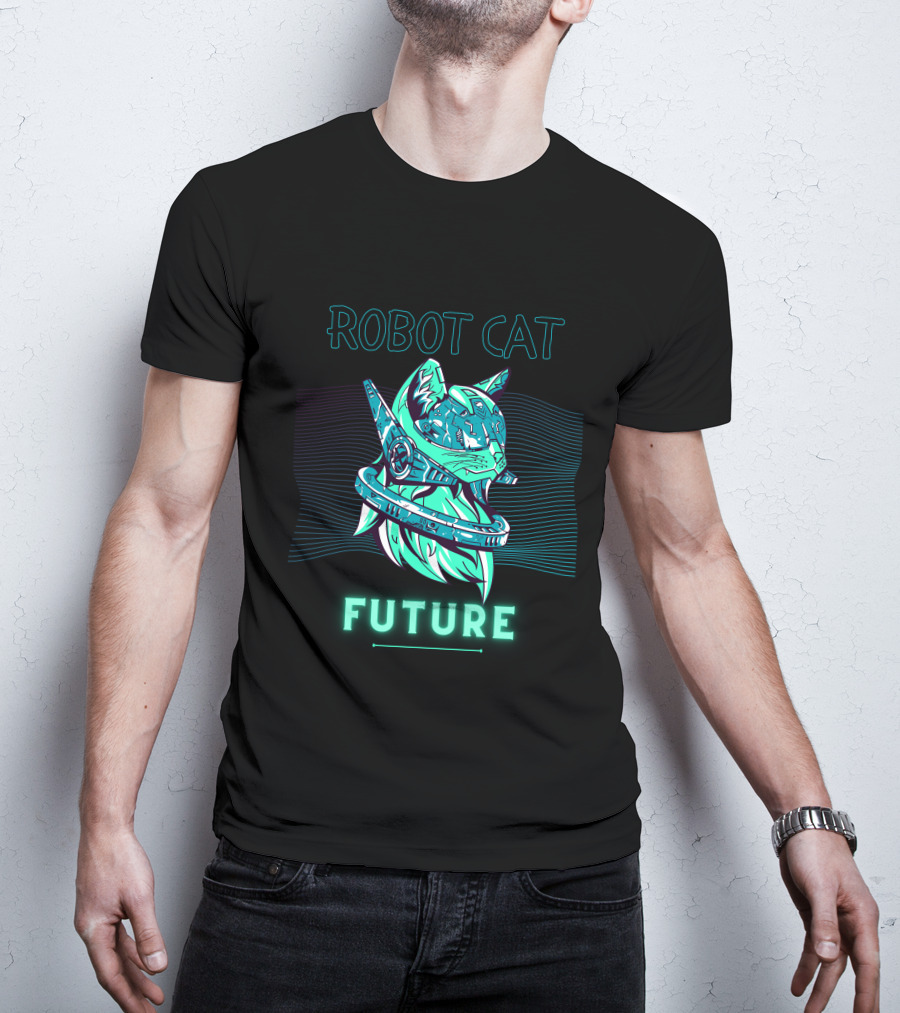 ROBOT CAT FUTURE T-Shirt