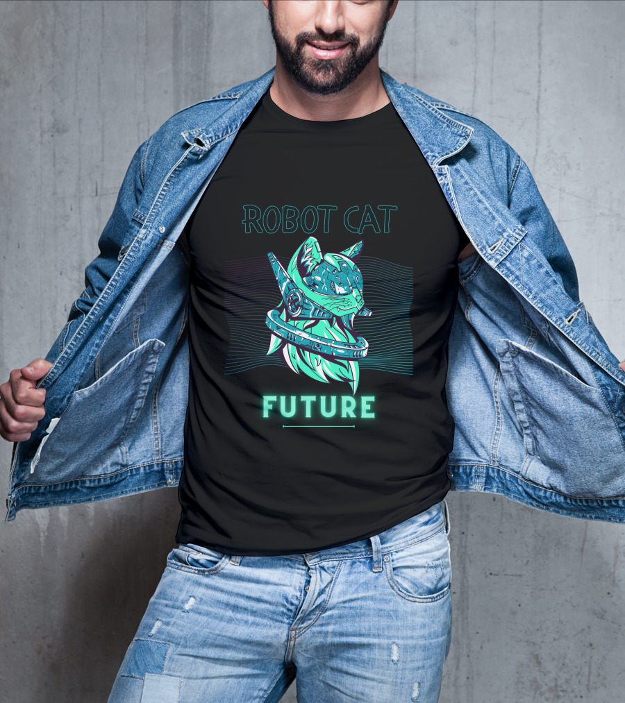 ROBOT CAT FUTURE T-Shirt