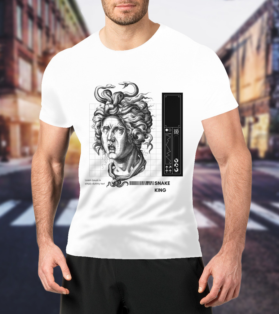 Medusa Snake King T-Shirt