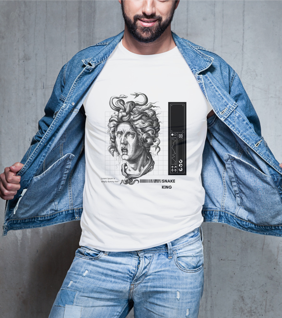 Medusa Snake King T-Shirt