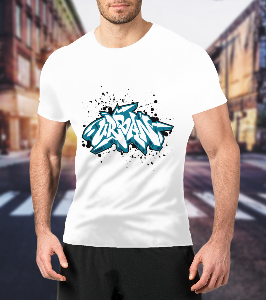 Urban Rebellious Personality Graffiti T-Shirt