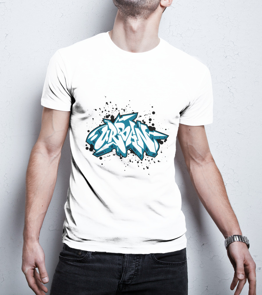 Urban Rebellious Personality Graffiti T-Shirt