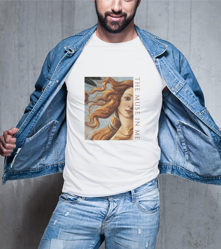 The Muse In Me Botticelli Venus T-Shirt