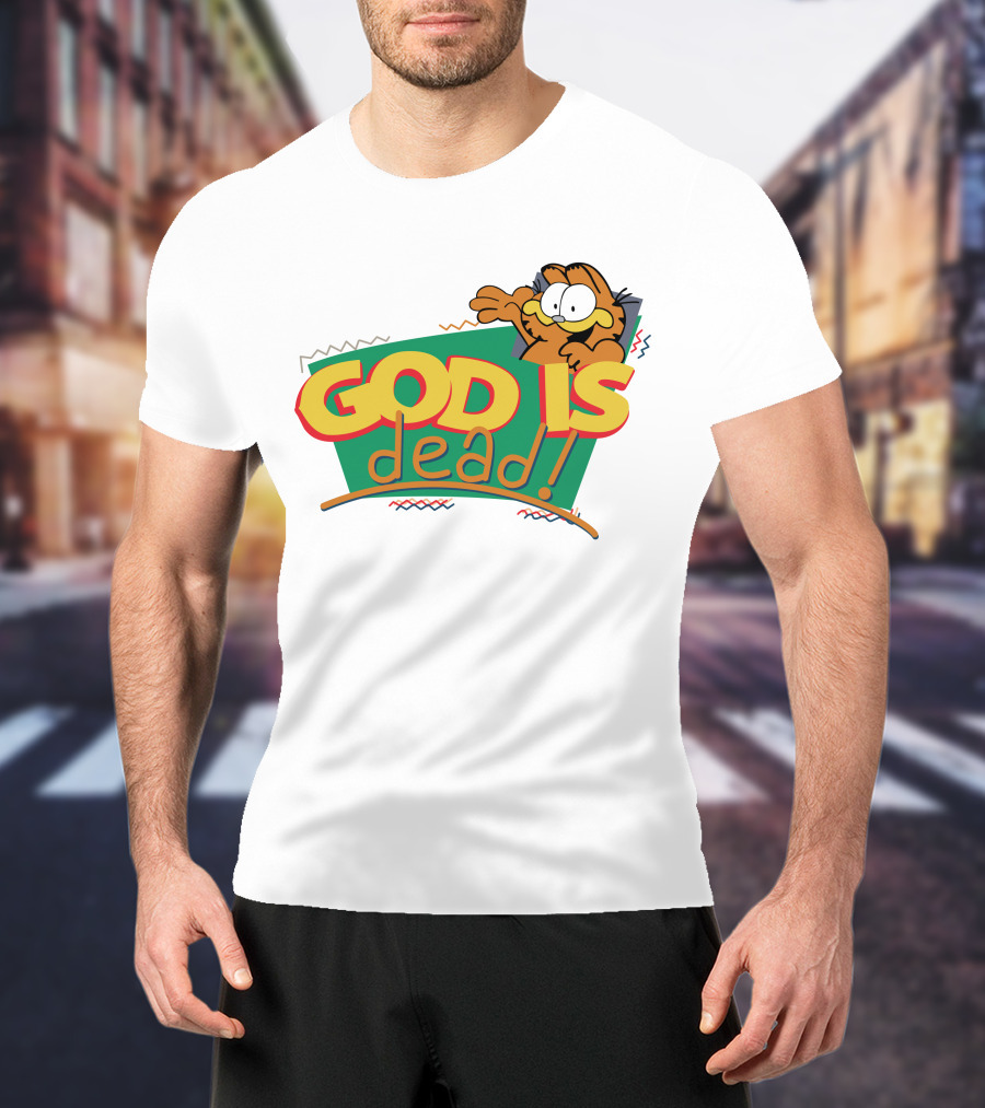 God Is Dead Garfield T-Shirt