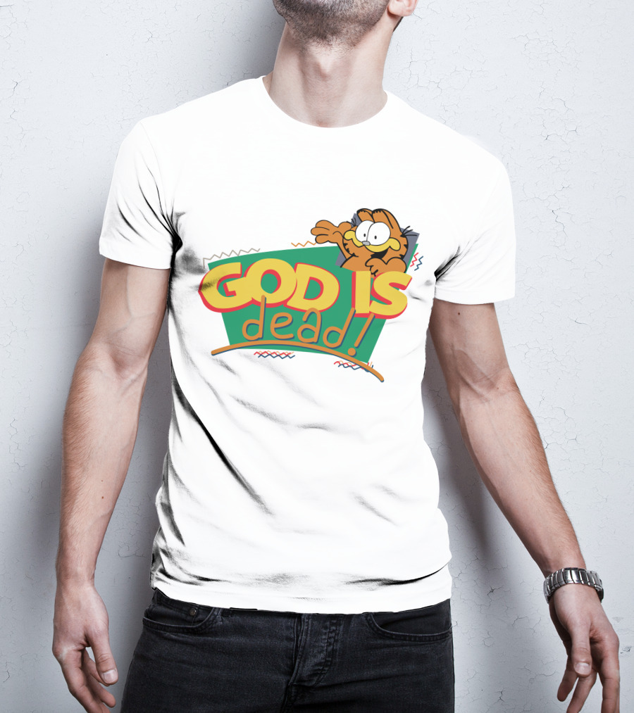 God Is Dead Garfield T-Shirt