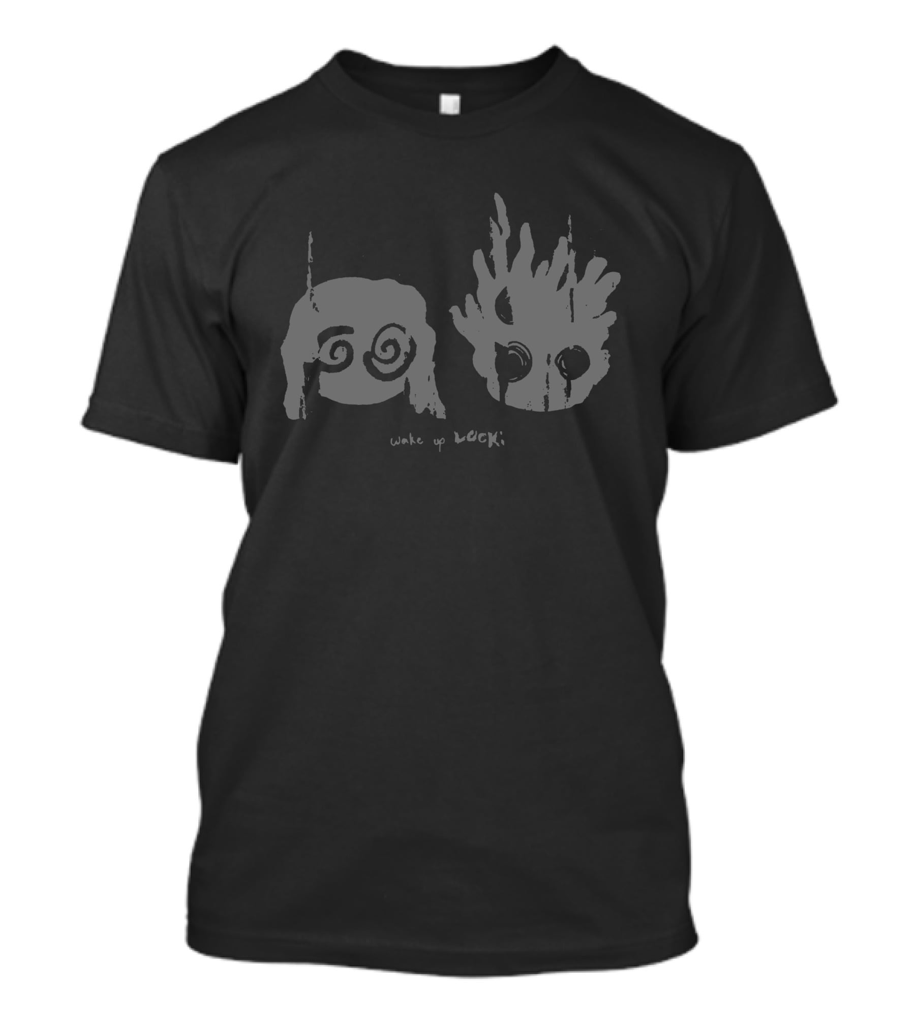 Wake Up Lock Psych Eye Spiral Monster Duo T-Shirt