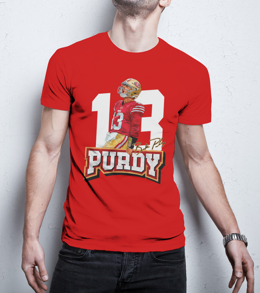 13 Brock Purdy Football Jersey San Francisco Player T-Shirt