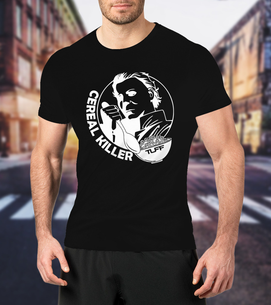 Cereal Killer Breakfast Humor Vintage T-Shirt