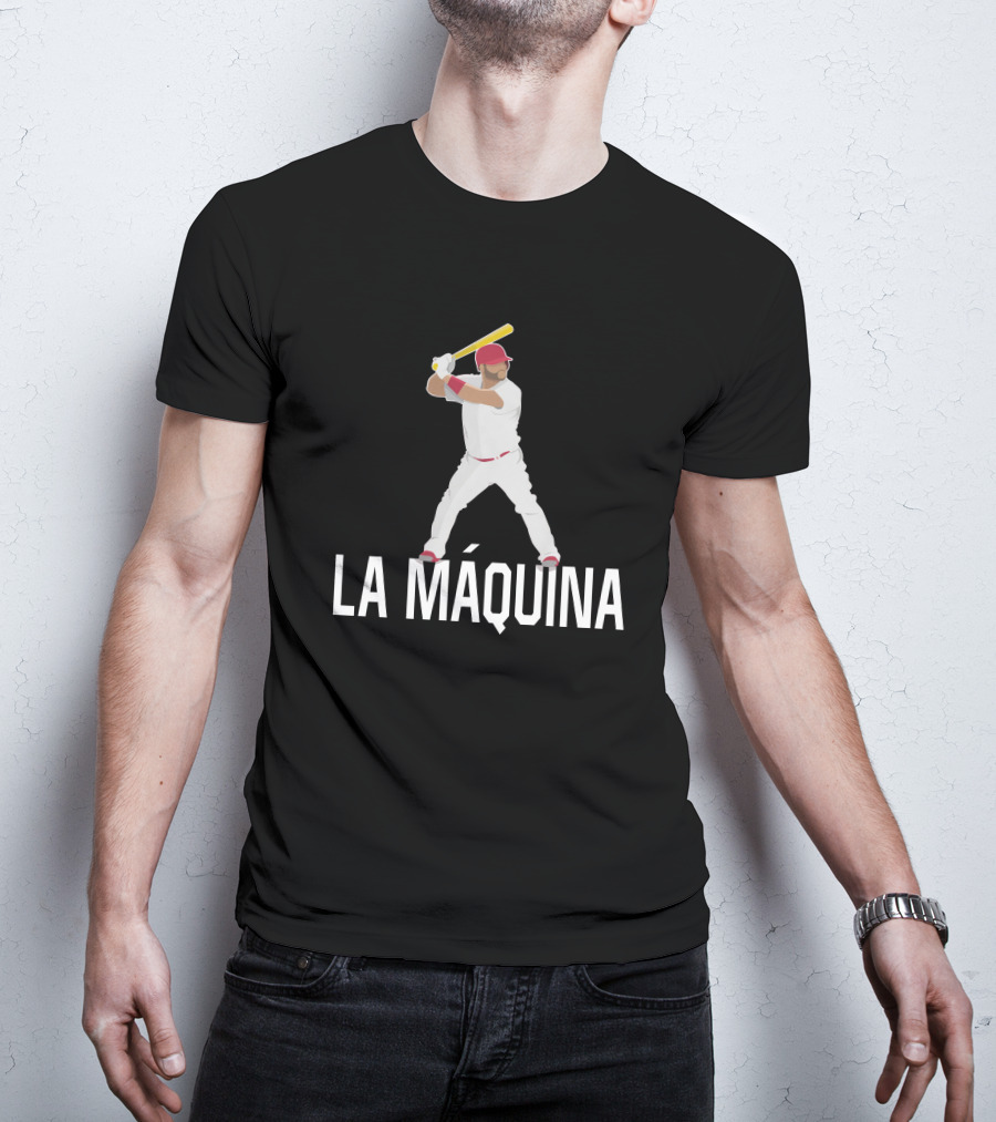 La Máquina Baseball Player With Bat Iconic Pose T-Shirt