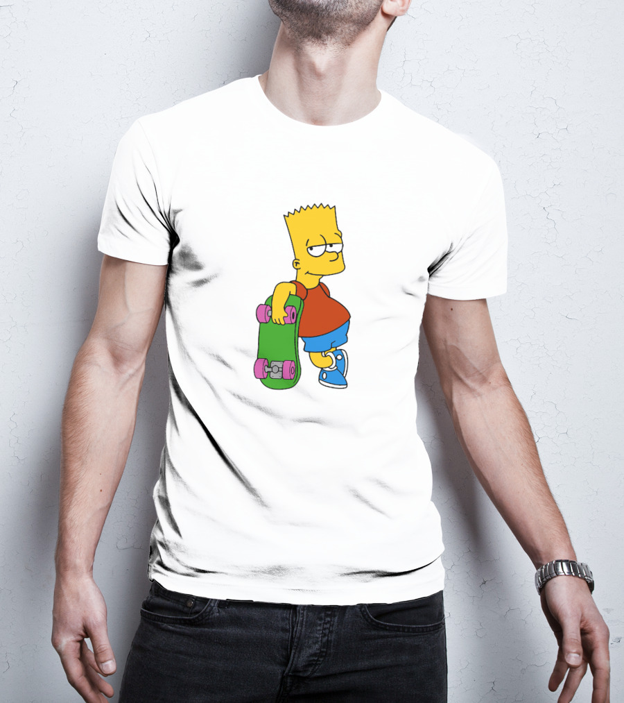 Bart Simpson Skateboard T-Shirt